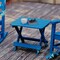 Flash Furniture Blue Portable Folding Adirondack Side Table LE-HMP-2012-1620H-BL-GG - alternate 1